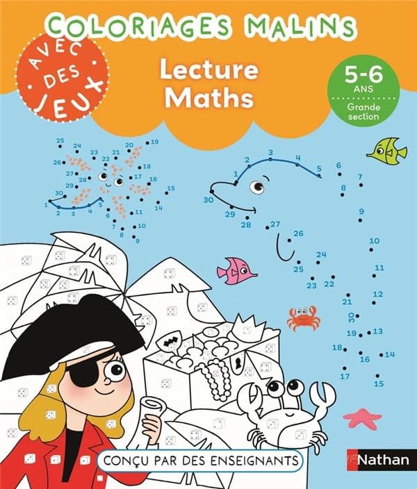 Lecture, maths GS : Avec des jeux