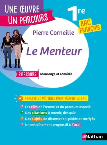 Pierre Corneille, "Le menteur" : parcours, mensonge et comédie