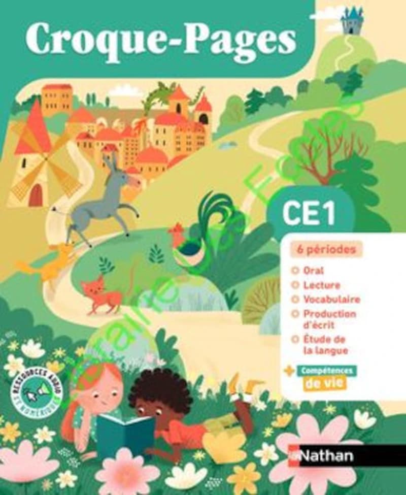 PACK CROQUE - PAGES CE1 - MANUEL ÉLÈVE + CAHIER (EDITION 2024)