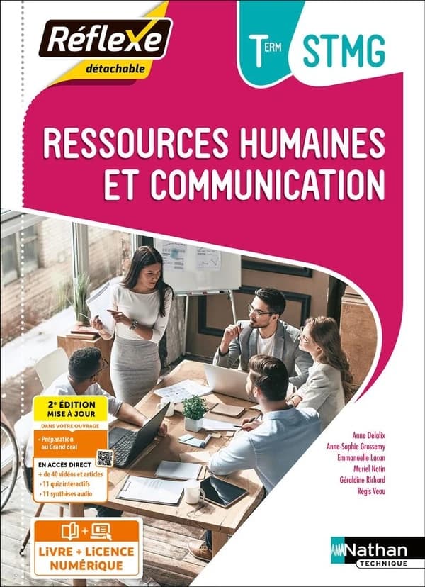 Ressources humaines et communication : Term STMG (2e éd. mise à jour) Anne Delalix, Anne-Sophie Grossemy, Emmanuelle Lacan... [et al.]