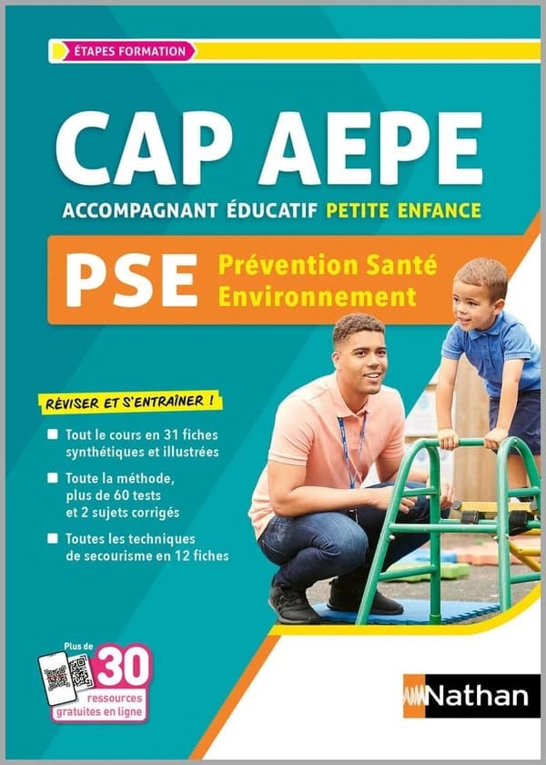 CAP AEPE, accompagnant éducatif petite enfance : PSE, Prévention santé environnement
