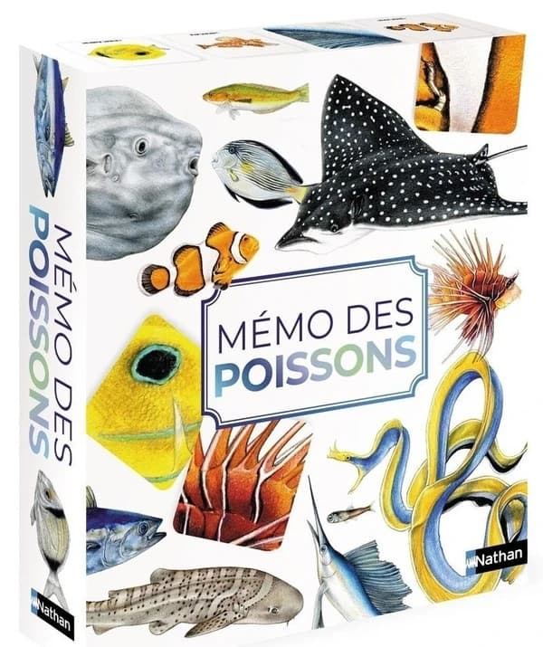 Mémo des poissons : à partir de 4 ans : [Jeu memory]
