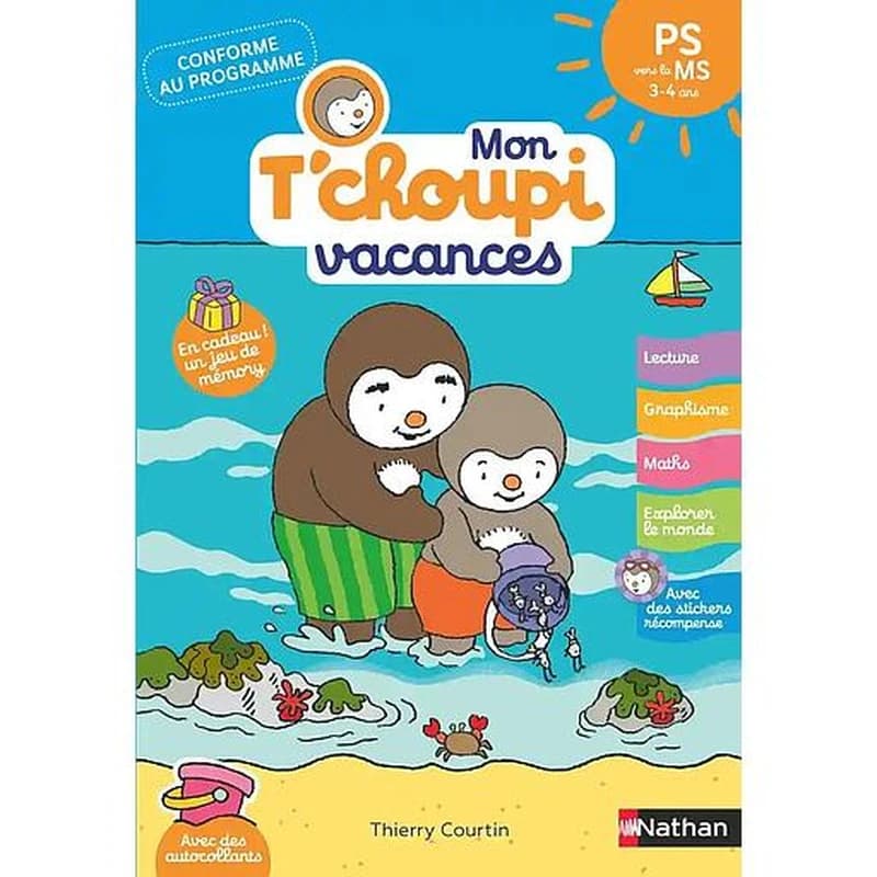 Mon T'choupi vacances : PS vers la MS
