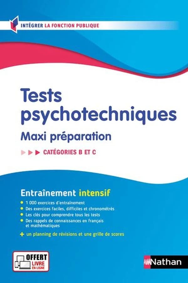 Tests psychotechniques, maxi préparation : catégories B et C