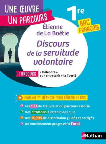 Discours servitude volontaire : « défendre » et «entretenir» la liberté