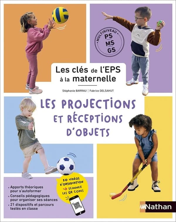 Les clés de l'Eps à la maternelle : Les projections et réceptions d'objets. PS MS GS -