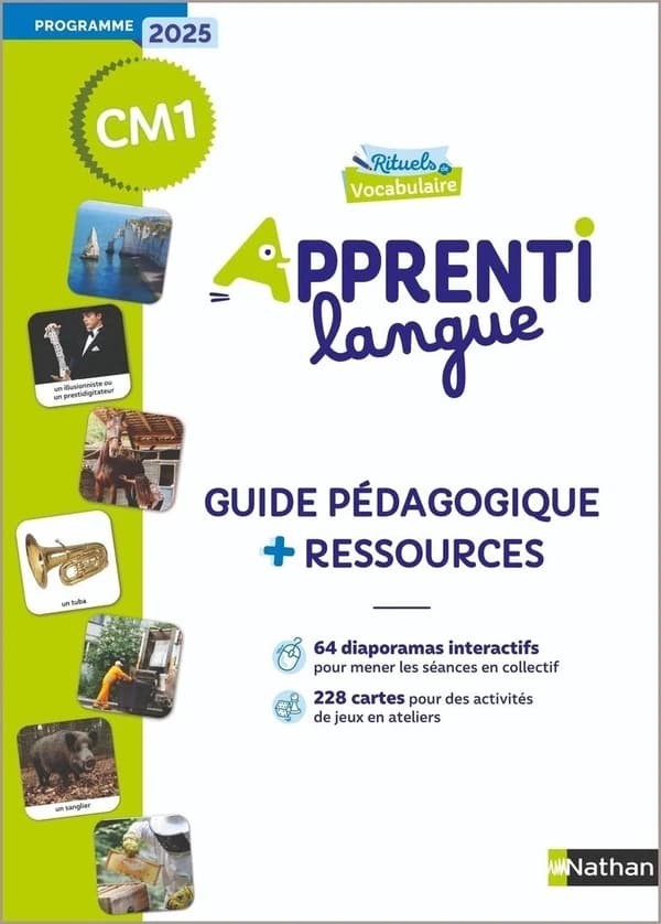 Apprentilangue : Rituels de vocabulaire ; CM1 ; Guide pédagogique + ressources (édition 2026)