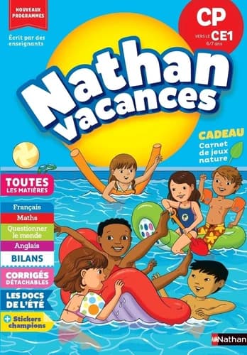 Nathan Vacances du CP vers le CE1 6