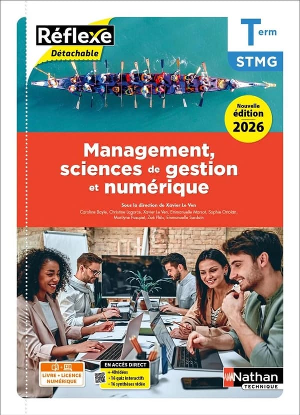 Management, sciences de gestion et numérique ; Terminale STMG (édition 2026)