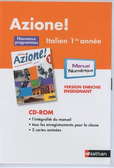 Azione !. 1 : italien : nouveaux programmes A1-A2