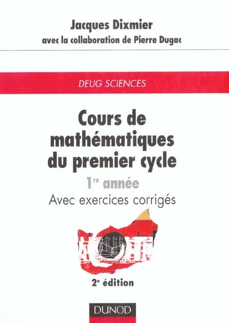 Cours de mathématiques du premier cycle