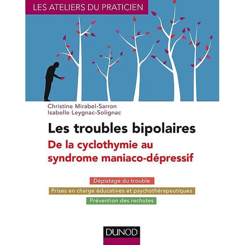 Les troubles bipolaires : de la cyclothymie au syndrome maniaco-dépressif ([Nouvelle éd.]) Christine Mirabel-Sarron, Isabelle Leygnac-Solignac ; préface de Frédéric Rouillon
