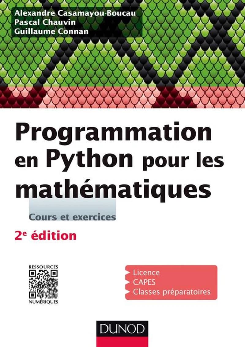 CAMPUS PROGRAMMATION EN PYTHON POUR LES MATHEMATIQUES - 2E ED.