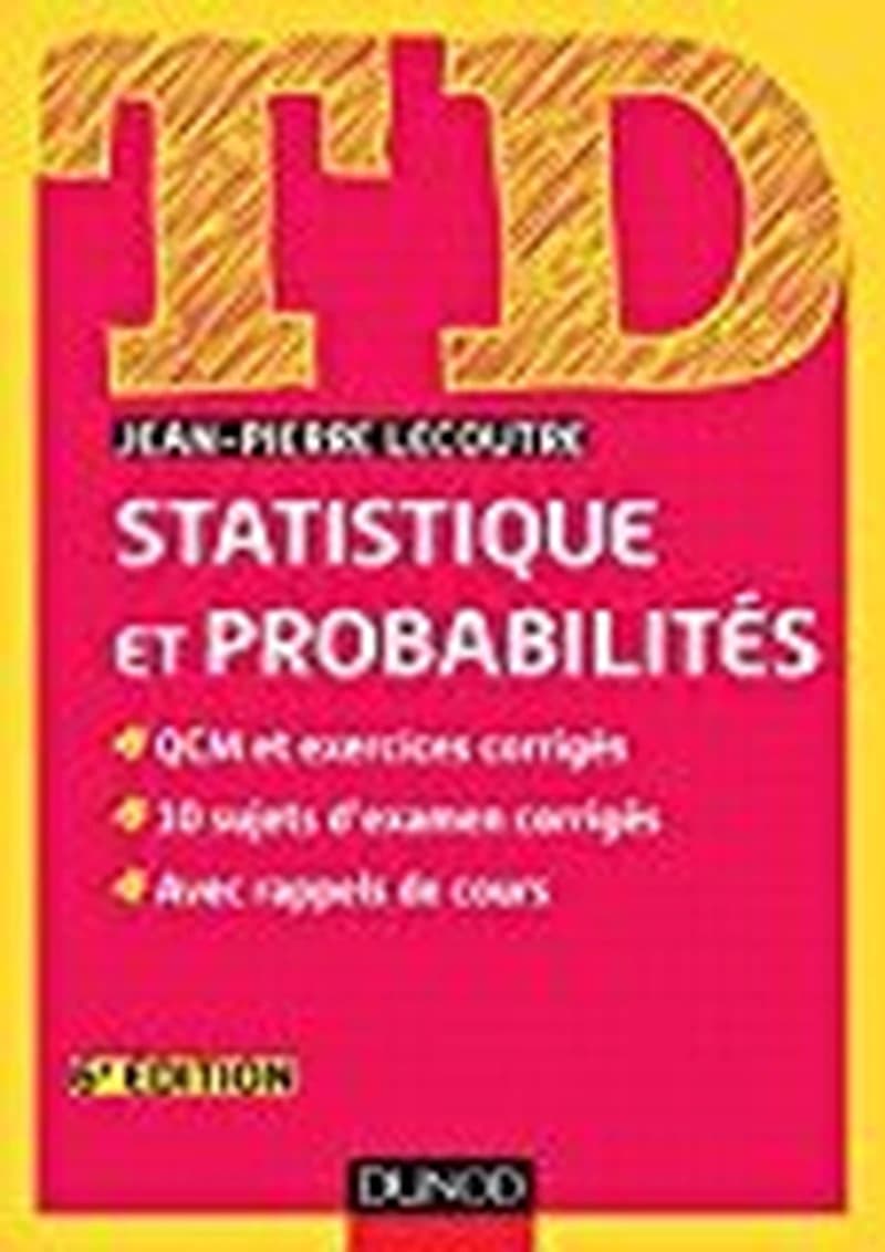 ECONOMIE GESTION LMD : TD STATISTIQUE ET PROBABILITES