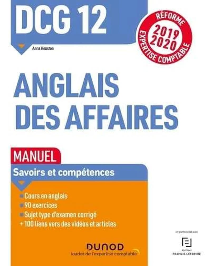 CAMPUS DCG 12-ANGLAIS DES AFFAIRES - MANUEL REFORME 2019-2020 EXPERTISE COMPTABLE