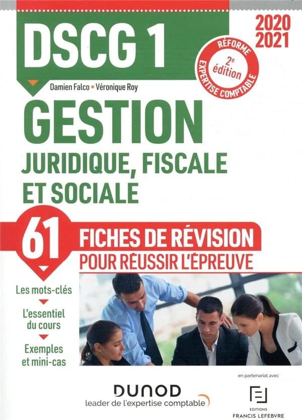 Gestion juridique, fiscale et sociale : fiches de révision (2e éd.) Véronique Roy,... Damien Falco,...