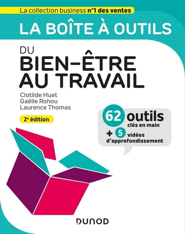 La boîte à outils du bien-être au travail (2e éd.) Clotilde Huet, Gaëlle Rohou, Laurence Thomas