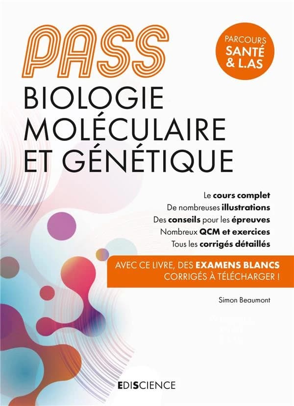 PASS biologie moléculaire et génétique : parcours santé & L.AS