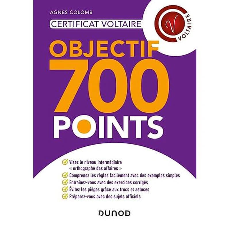 Certificat Voltaire : objectif 700 points
