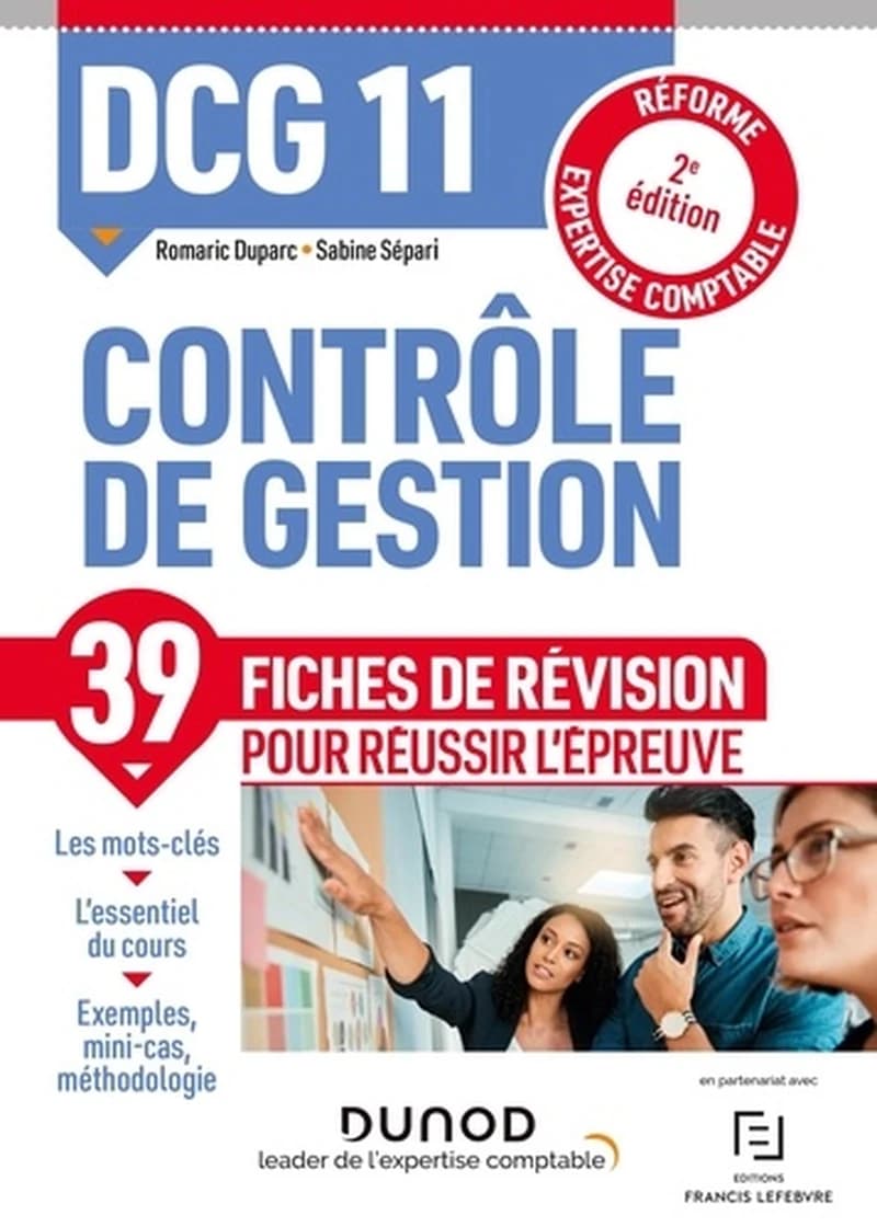 Contrôle de gestion : fiches de révision (2e éd., [conforme à la] réforme expertise-comptable) Romaric Duparc,... Sabine Sépari,...