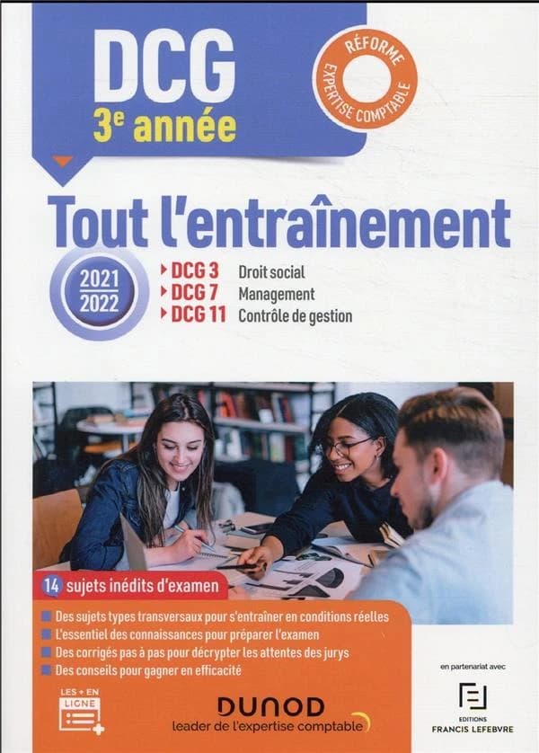 DCG 3e année : DCG 3, DCG 7, DCG 11 Tout l'entraînement
