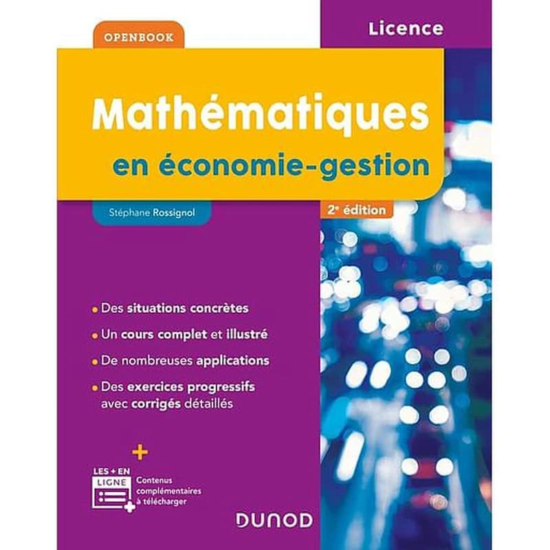 Mathématiques en économie-gestion