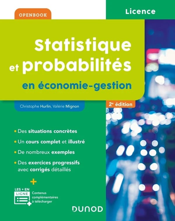 Statistique et probabilités en économie-gestion (2e éd.) Christophe Hurlin, Valérie Mignon