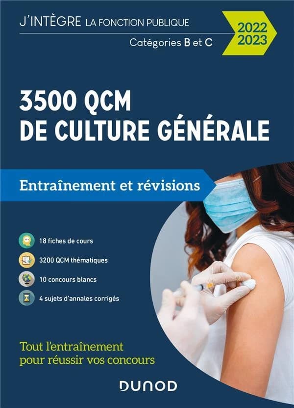 3500 QCM d'actualité et de culture générale : entraînement et révisions (2022-2023) Malika Abdoun