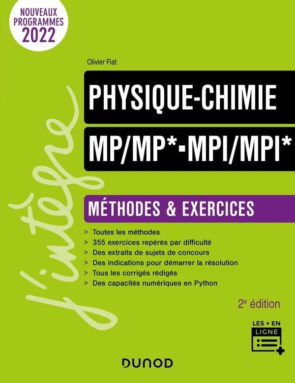 Physique-chimie MP-MP*, MPI-MPI* (2e éd.) Olivier Fiat