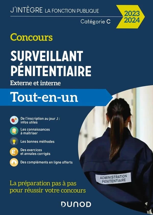 Concours surveillant pénitentiaire : externe et interne