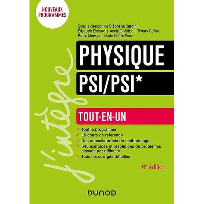 Physique Tout-en-un PSI