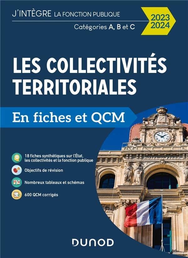 Les collectivités territoriales : en fiches et QCM ([Éd] 2023-2024) Odile Meyer,...