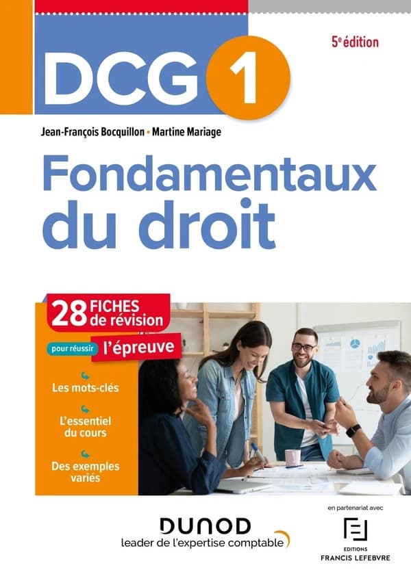 Fondamentaux du droit : 28 fiches de révision pour réussir l'épreuve (4e éd.) Jean-François Bocquillon,... Martine Mariage,...