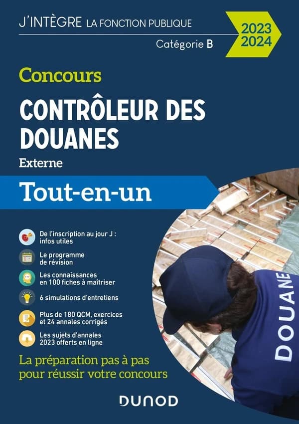 Concours contrôleur des douanes : externe