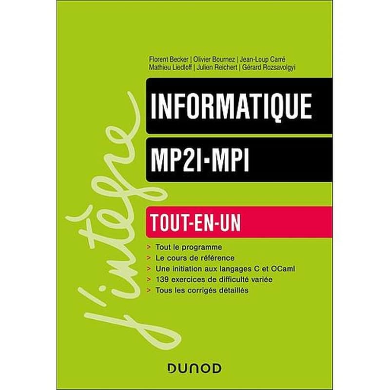 Campus Informatique Tout-en-un Mp2i-mpi