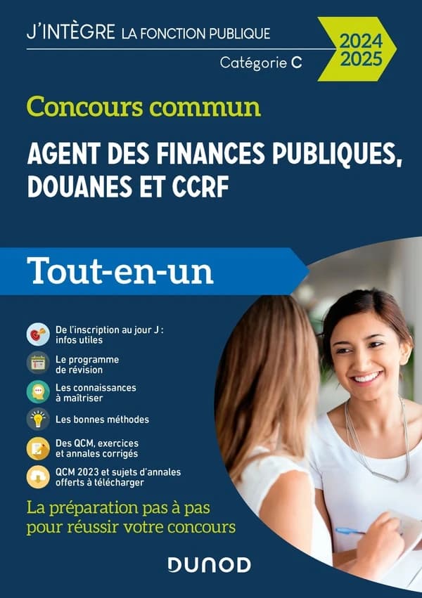 Agent des finances publiques, douanes et CCRF : concours commun ([Éd.] 2024-2025)