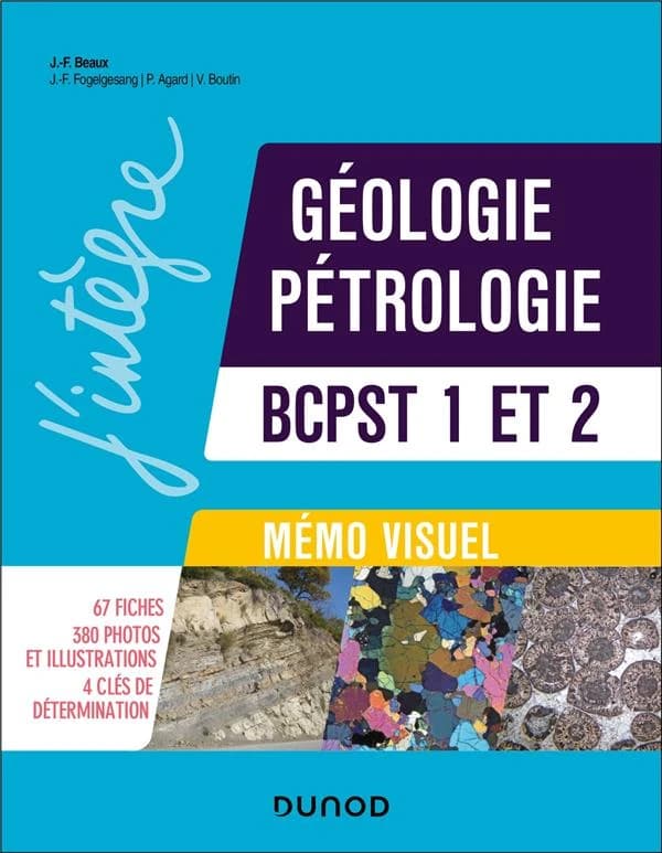 Géologie pétrologie BCPST 1 et 2 : Mémo visuel