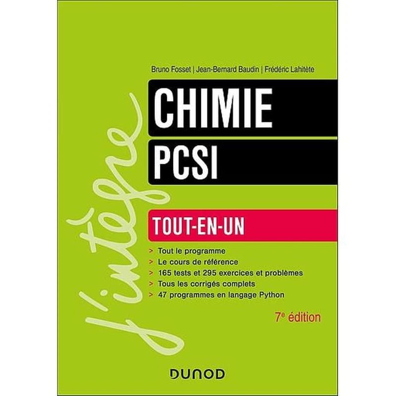 Campus Chimie Tout-en-un Pcsi - 7e Éd.