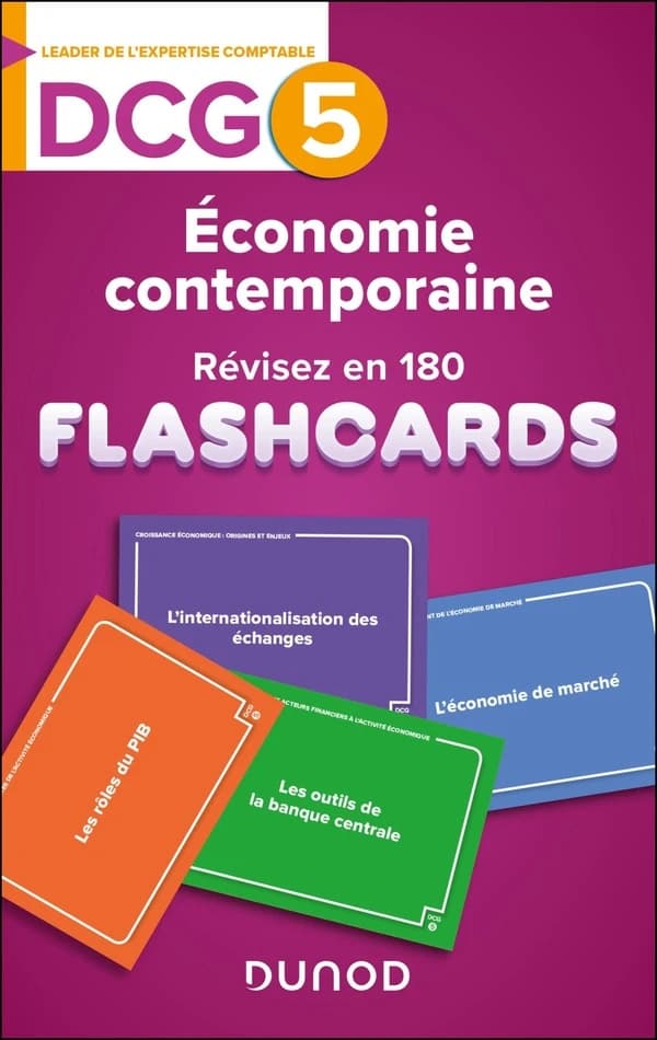 Économie contemporaine : révisez en 180 flashcards