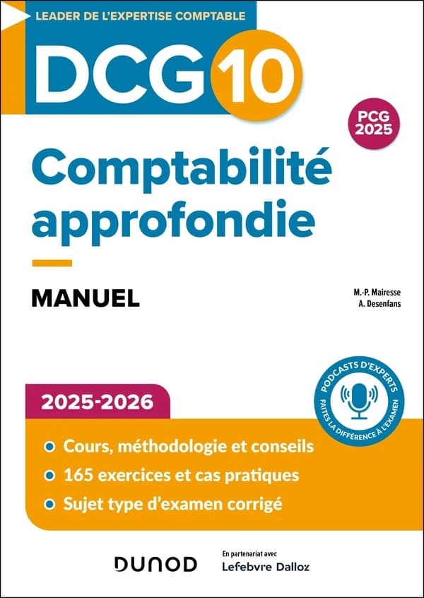 Comptabilité approfondie : manuel (7e éd.) Marie-Pierre Mairesse,... Arnaud Desenfans,...