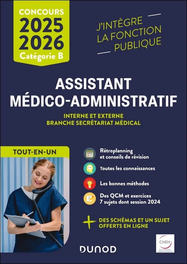 Assistant médico-administratif : interne et externe, branche secrétariat médical