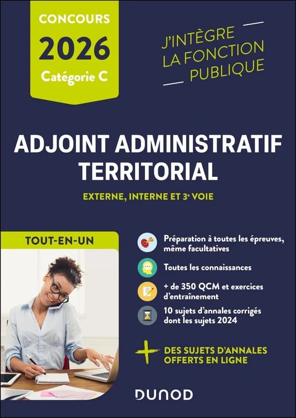 Adjoint administratif territorial : externe, interne et 3e voie