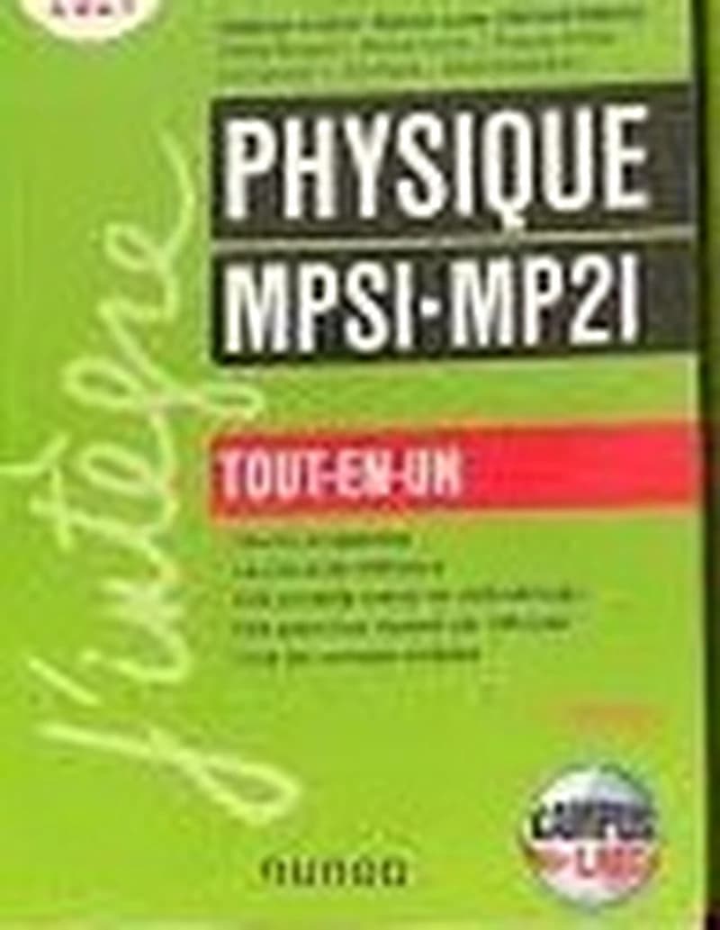 Campus Physique tout-en-un MPSI-MP2I - 3e édition