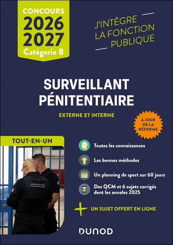 Surveillant pénitentiaire : externe et interne