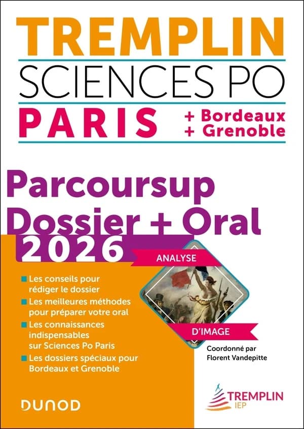 Tremplin Sciences po : Paris + Bordeaux + Grenoble : Parcoursup, dossier + oral, 2026