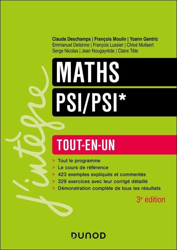 Maths Tout-en-un PSI