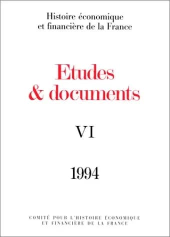 Etudes documents t. vi-1994