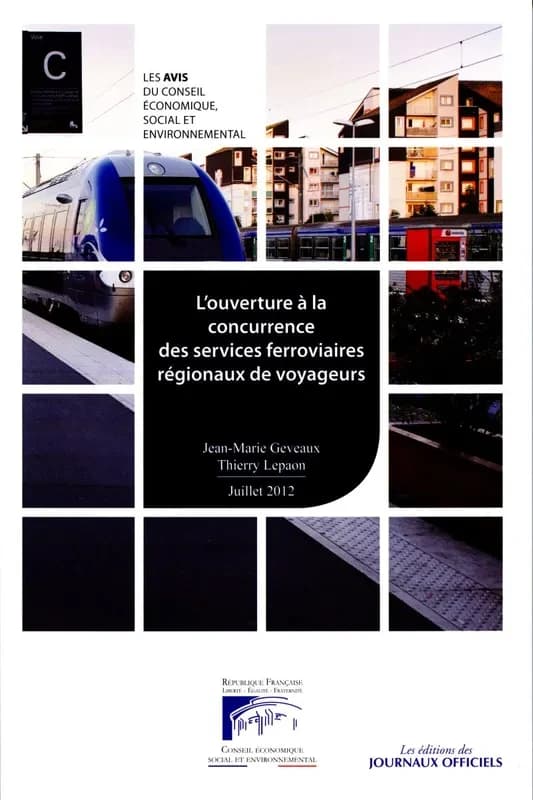 L'ouverture à la concurrence des services ferroviaires régionaux de voyageurs