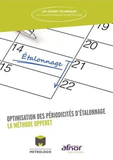 Optimisation des périodicités d'étalonnage : la méthode OPPERET