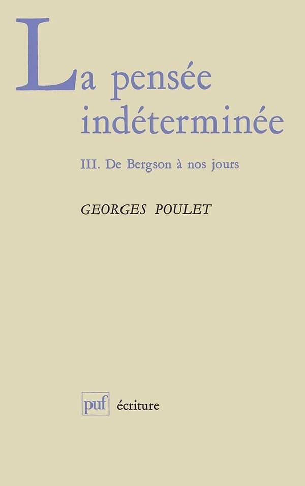 De Bergson à nos jours